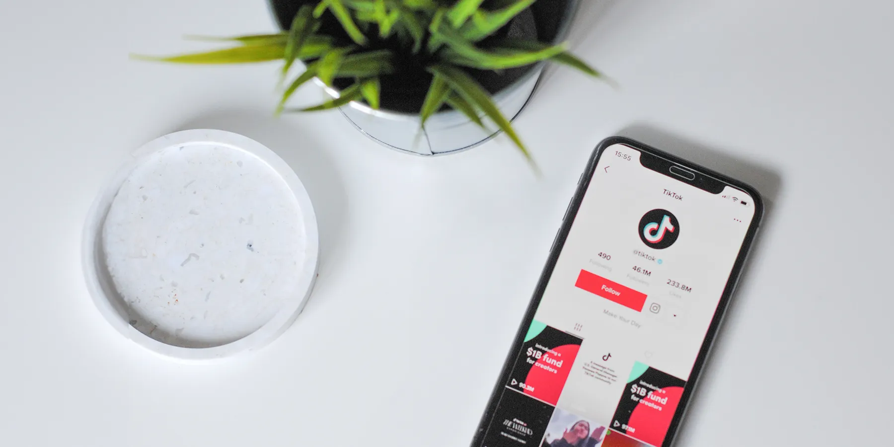 TikTok-Fraud TikTok app on mobile phone
